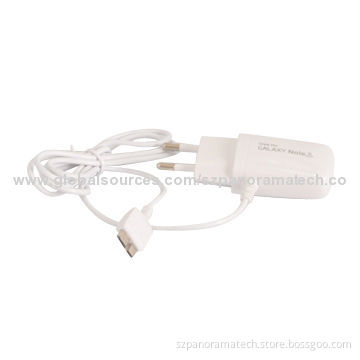 European Pin Wall Charger, for Samsung S5, Note 3; Input: 100v-220V; Output-5V 1,000mA